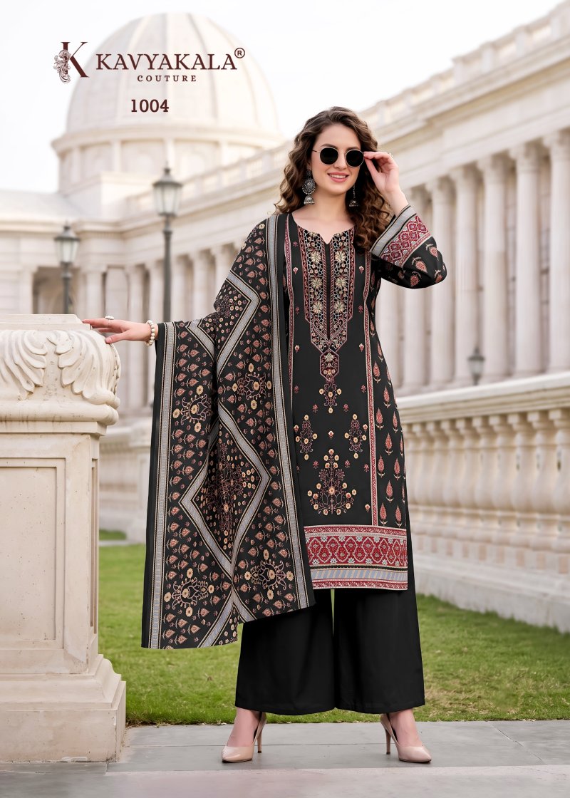 Needle Wonder By Kavya Kala Soft Cotton Dress Material 